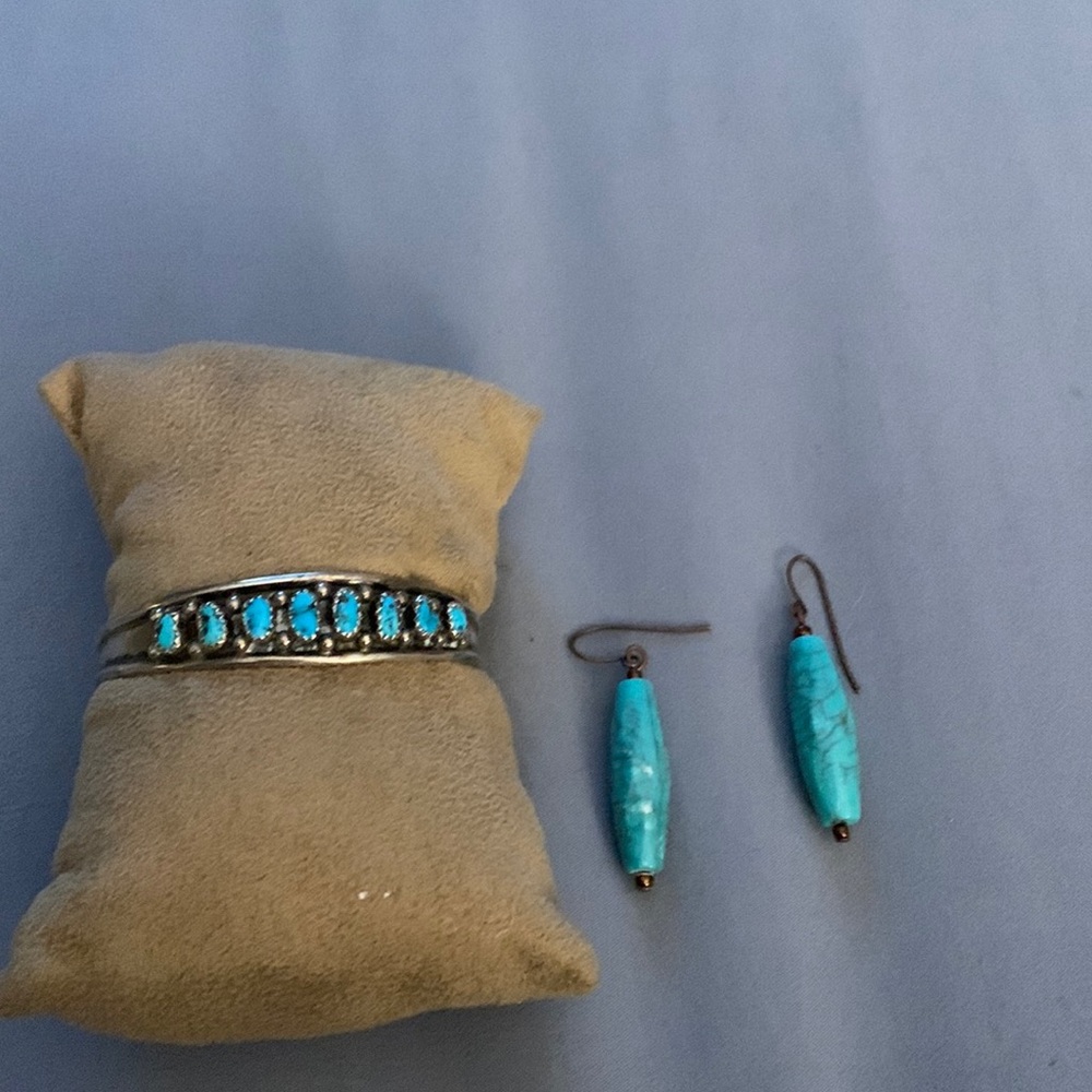 Turquoise cuff bracelet